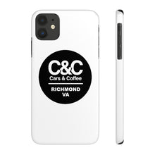 Load image into Gallery viewer, C&amp;CR Logo Slim Phone Cases (White)