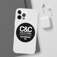 Load image into Gallery viewer, C&amp;CR Logo Flexi iPhone Cases (White)