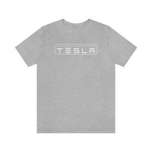 "You Actually Have to Drive" Tesla Unisex Jersey Tee (White)