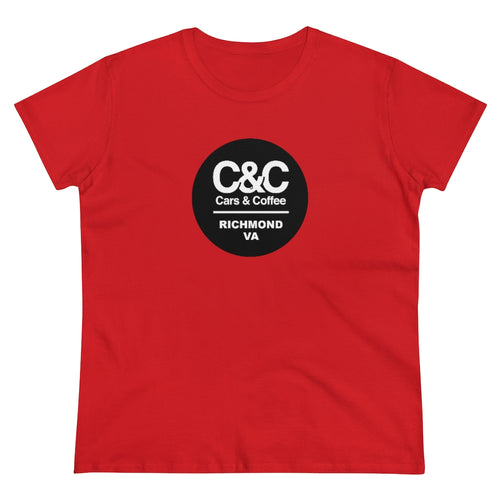 Women's C&CR Heavy Cotton Tee (Round Logo)