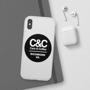 C&CR Logo Flexi iPhone Cases (White)