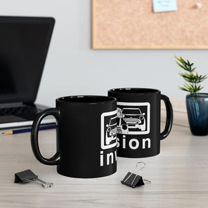 "Mini invasion" Mini 11oz Mug (Black)