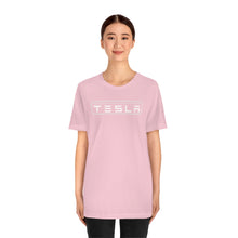 Load image into Gallery viewer, &quot;You Actually Have to Drive&quot; Tesla Unisex Jersey Tee (White)