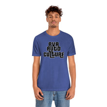 Load image into Gallery viewer, RVA Auto Culture Unisex Jersey Tee (Black)