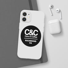 Load image into Gallery viewer, C&amp;CR Logo Flexi iPhone Cases (White)