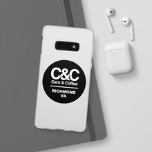 Load image into Gallery viewer, C&amp;CR Logo Flexi iPhone Cases (White)