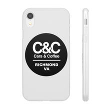 Load image into Gallery viewer, C&amp;CR Logo Flexi iPhone Cases (White)