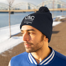 Load image into Gallery viewer, C&amp;CR Pom Pom Embroidered Beanie