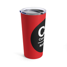 Load image into Gallery viewer, C&amp;CR Tumbler 20oz Various Colors (B&amp;W Round Logo)