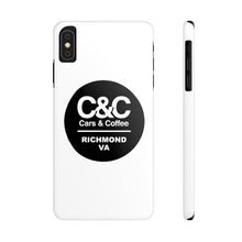 Load image into Gallery viewer, C&amp;CR Logo Slim Phone Cases (White)