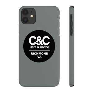 C&CR Logo Slim Phone Cases (Grey)