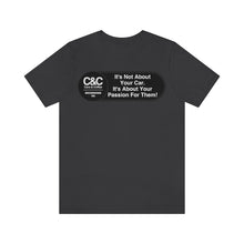 Load image into Gallery viewer, C&amp;CR &quot;It&#39;s the Passion I&quot; Unisex Jersey Tee