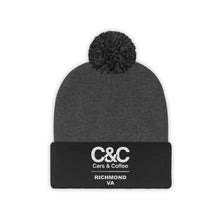 Load image into Gallery viewer, C&amp;CR Pom Pom Embroidered Beanie
