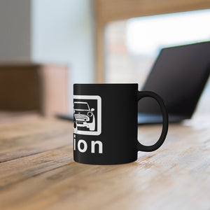 "Mini invasion" Mini 11oz Mug (Black)