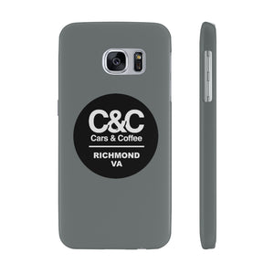 C&CR Logo Slim Phone Cases (Grey)