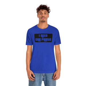 "I NEED CAR PARTS" Unisex Jersey Tee (Black)