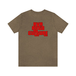 RVA Auto Culture Unisex Jersey Tee (Blk/Red)