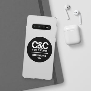 C&CR Logo Flexi iPhone Cases (White)