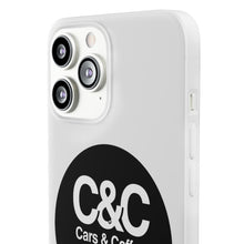 Load image into Gallery viewer, C&amp;CR Logo Flexi iPhone Cases (White)