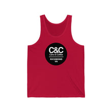 Load image into Gallery viewer, C&amp;CR Logo Unisex Jersey Tank