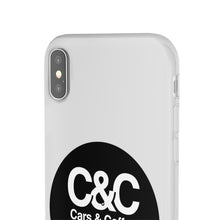 Load image into Gallery viewer, C&amp;CR Logo Flexi iPhone Cases (White)