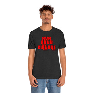 RVA Auto Culture Unisex Jersey Tee (Blk/Red)