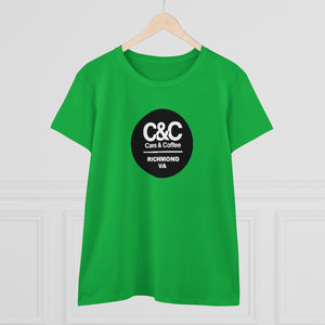 Women's C&CR Heavy Cotton Tee (Round Logo)