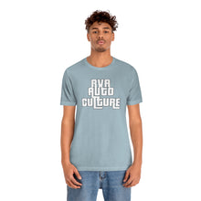 Load image into Gallery viewer, RVA Auto Culture Unisex Jersey Tee (Blk/Red)