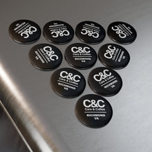 Load image into Gallery viewer, C&amp;CR Round Button Magnet (1/10 pcs)