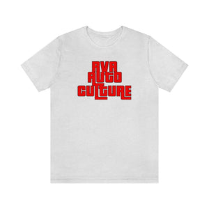 RVA Auto Culture Unisex Jersey Tee (Blk/Red)