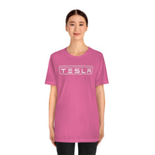 Load image into Gallery viewer, &quot;You Actually Have to Drive&quot; Tesla Unisex Jersey Tee (White)