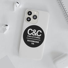 Load image into Gallery viewer, C&amp;CR Logo Flexi iPhone Cases (White)