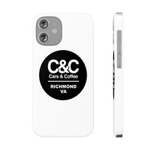 Load image into Gallery viewer, C&amp;CR Logo Slim Phone Cases (White)