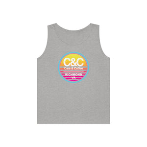 C&CR "Summertime" Unisex Heavy Cotton Tank Top
