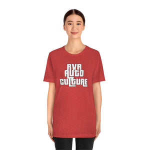 RVA Auto Culture Unisex Jersey Tee (Blk/Red)