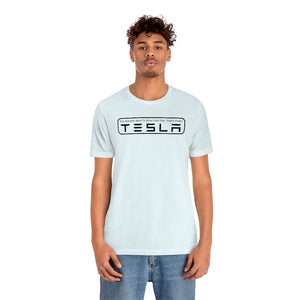 "You Actually Have to Drive" Tesla Unisex Jersey Tee (Black)