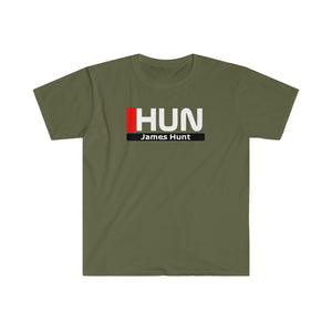 James Hunt "HUN" F1 Standings Unisex Softstyle Gildan Tee