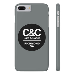 C&CR Logo Slim Phone Cases (Grey)