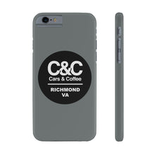 Load image into Gallery viewer, C&amp;CR Logo Slim Phone Cases (Grey)