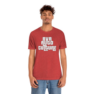 RVA Auto Culture Unisex Jersey Tee (Blk/Red)