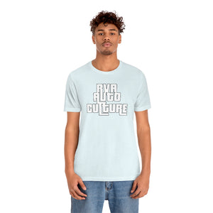 RVA Auto Culture Unisex Jersey Tee (Blk/Red)