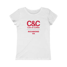 Load image into Gallery viewer, Girls C&amp;CR Modified Logo Princess Tee