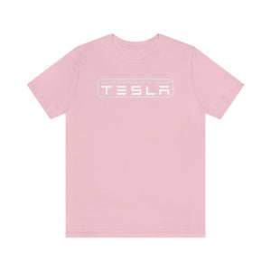 "You Actually Have to Drive" Tesla Unisex Jersey Tee (White)