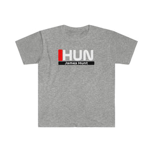 James Hunt "HUN" F1 Standings Unisex Softstyle Gildan Tee