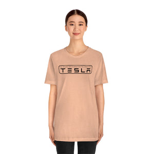 "You Actually Have to Drive" Tesla Unisex Jersey Tee (Black)