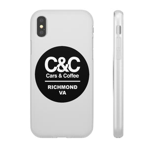 C&CR Logo Flexi iPhone Cases (White)
