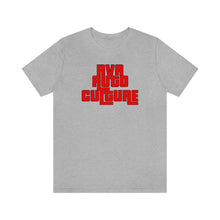 Load image into Gallery viewer, RVA Auto Culture Unisex Jersey Tee (Blk/Red)