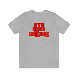 RVA Auto Culture Unisex Jersey Tee (Blk/Red)