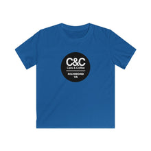 Load image into Gallery viewer, C&amp;CR Kids Softstyle Tee (Round Logo)