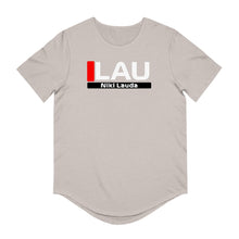 Load image into Gallery viewer, Niki Lauda &quot;LAU&quot; F1 Standings Men&#39;s Curved Hem Tee